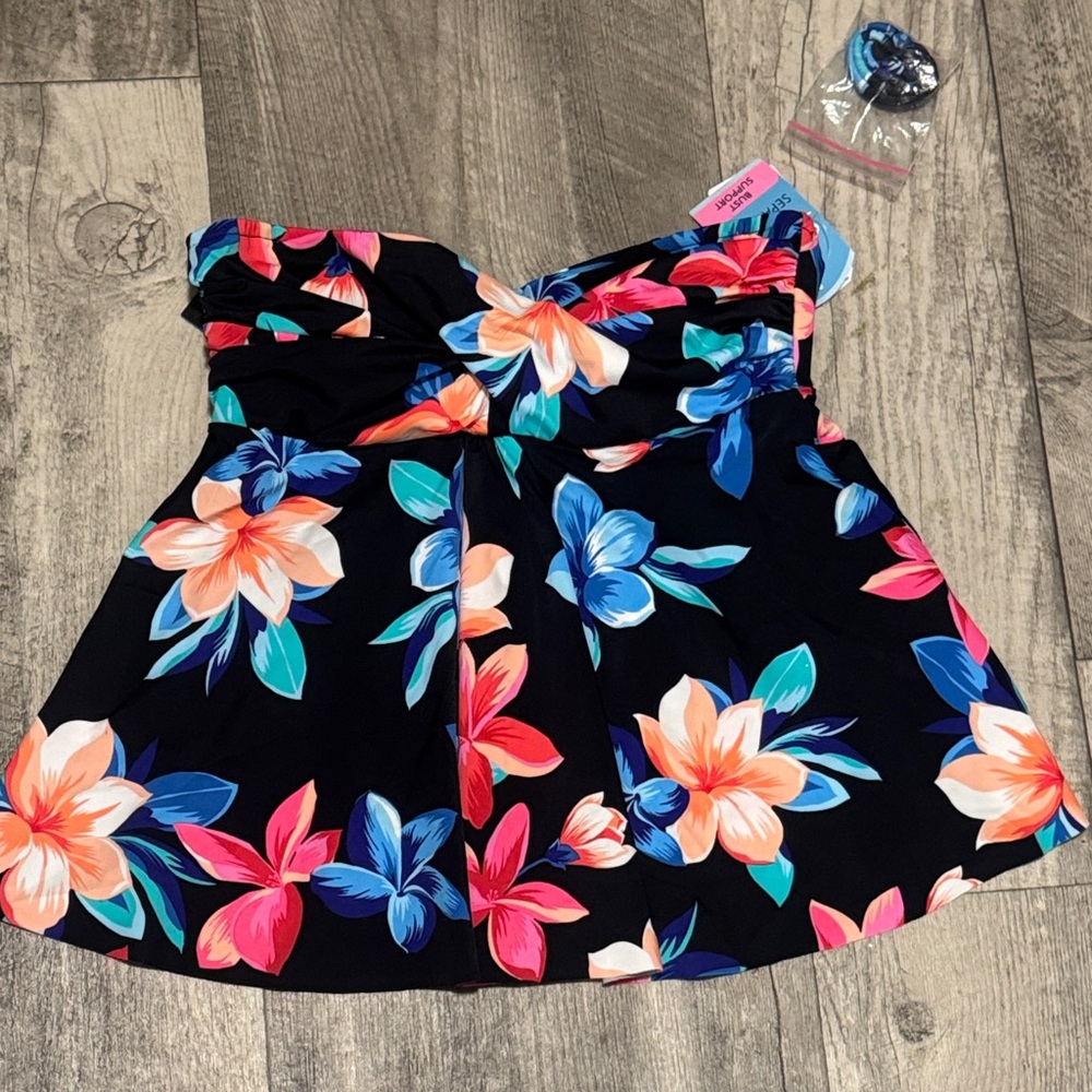 Seafolly Tropical Strapless Top